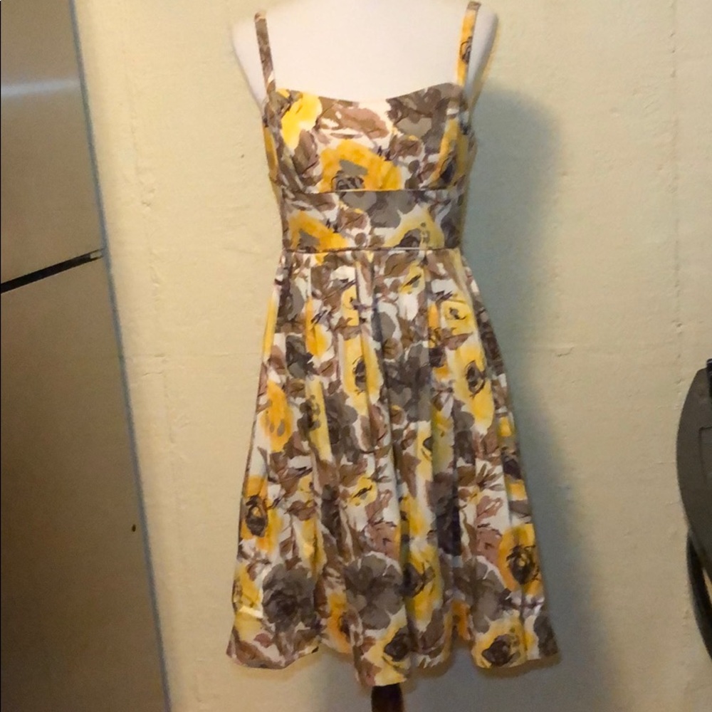 Maggy London Floral Dress- knee length